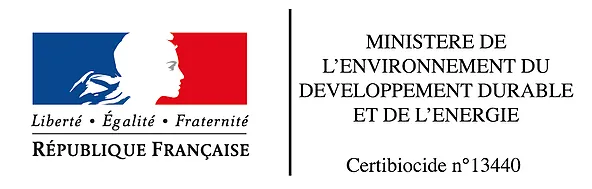 Ministère de l'Environnement, du Développement durable et de l'Énergie - Certibiocide n° 13440